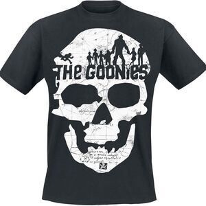 The Goonies-Hybrid Apparel Black Short Sleeve Tee with Skull Design- Size L